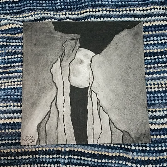 "Moon between the Cliffs" - Picture 3 of 3